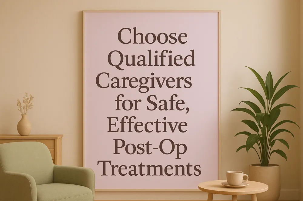 Choose Qualified Caregivers for Safe, Effective Post-Op Treatments