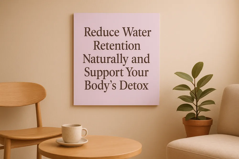 Reduce Water Retention Naturally and Support Your Body’s Detox