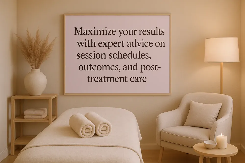 Maximize your results with expert advice on session schedules, outcomes, and post-treatment care