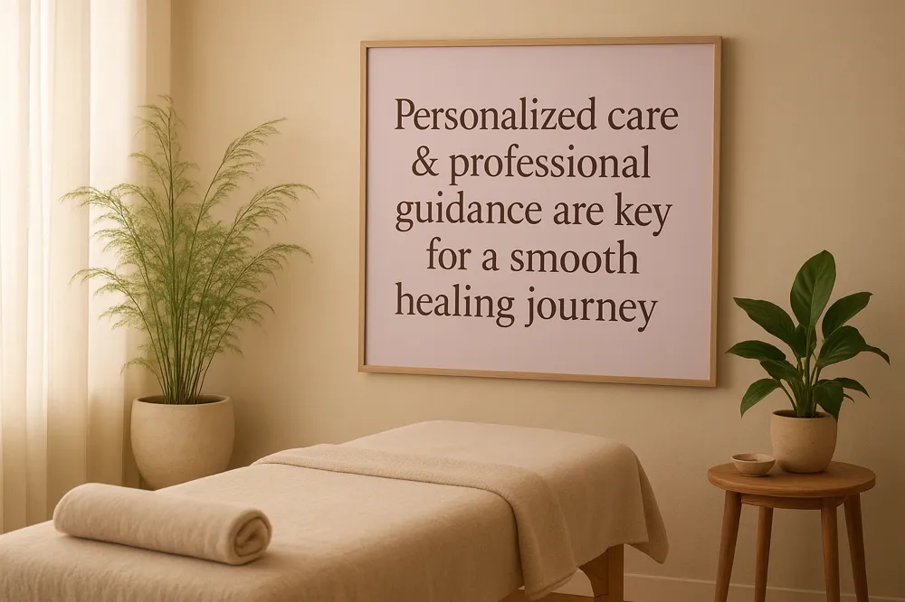 Personalized care &amp; professional guidance are key for a smooth healing journey