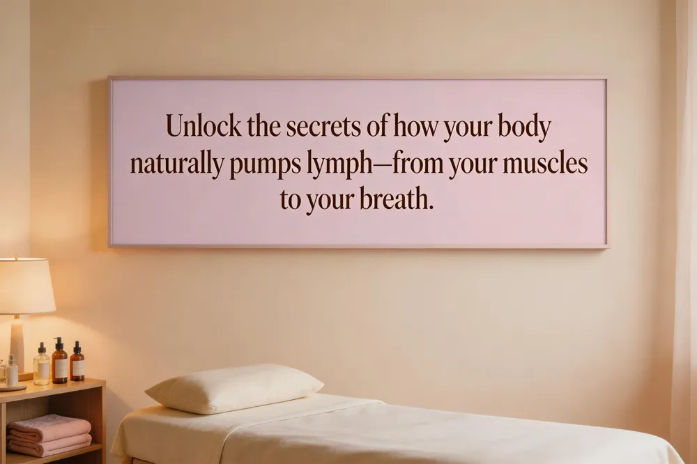 Unlock the secrets of how your body naturally pumps lymph—from your muscles to your breath.