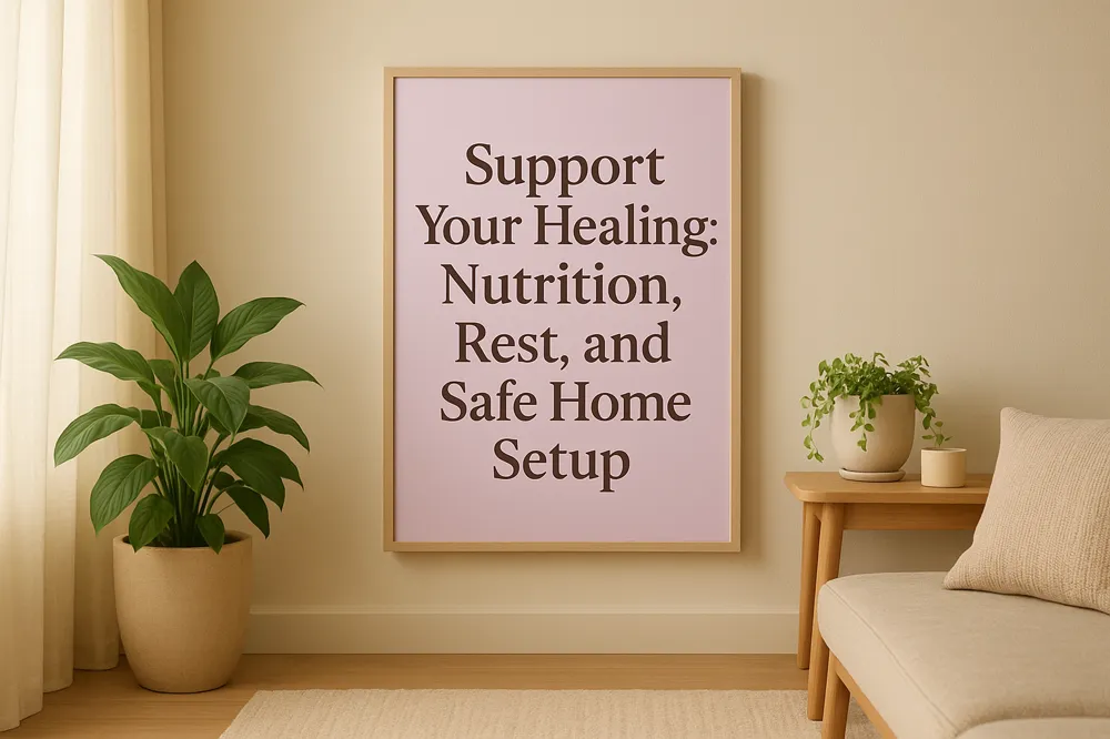 Support Your Healing: Nutrition, Rest, and Safe Home Setup