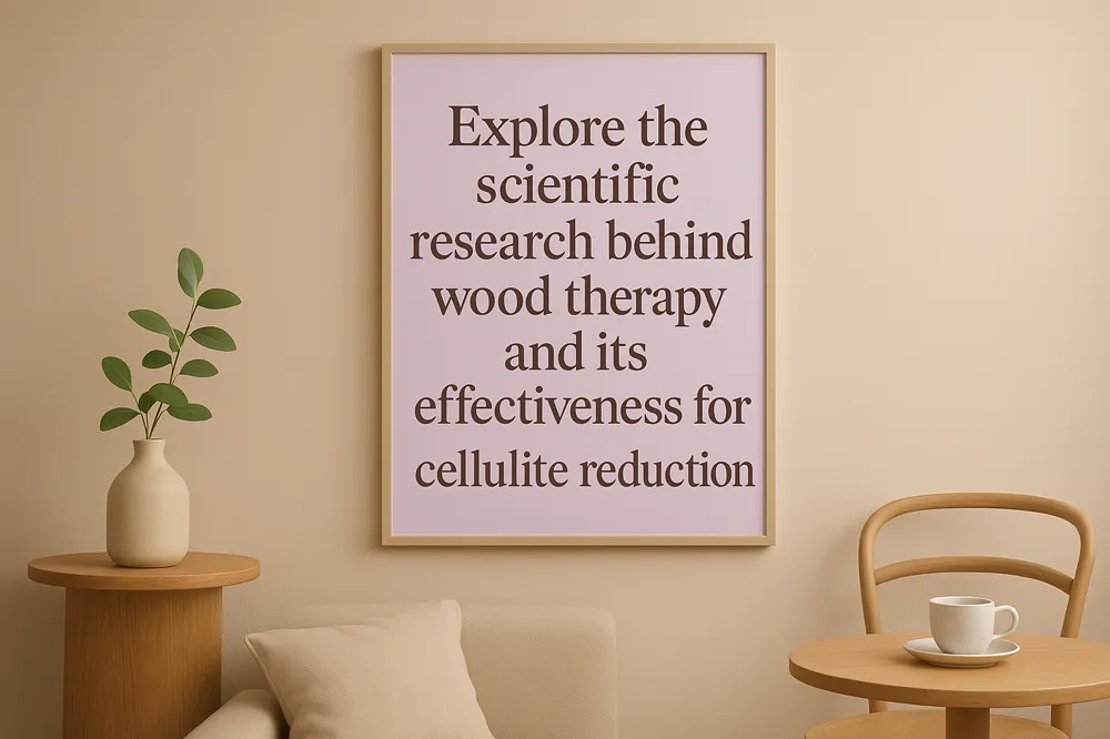 Explore the scientific research behind wood therapy and its effectiveness for cellulite reduction.