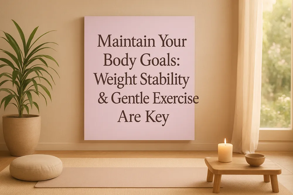 Maintain Your Body Goals: Weight Stability &amp; Gentle Exercise Are Key