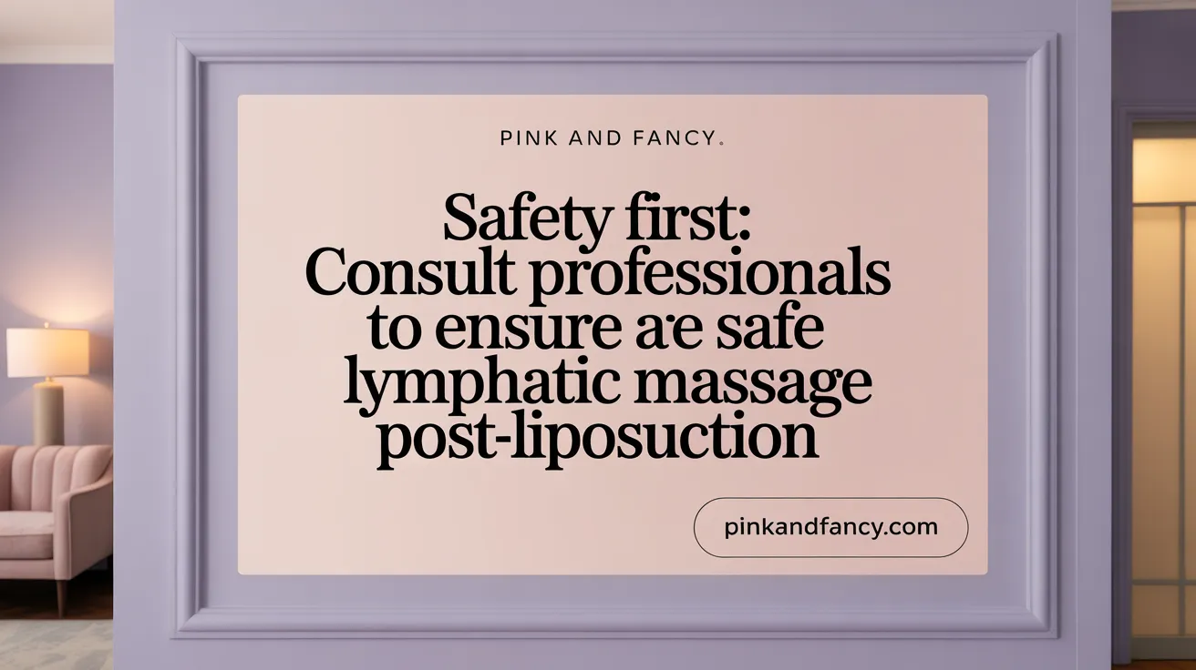 Safety First: Consult Professionals to Ensure Safe Lymphatic Massage Post-Liposuction