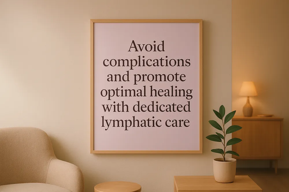 Avoid complications and promote optimal healing with dedicated lymphatic care.