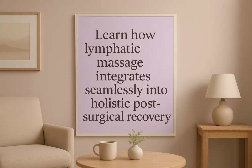 Learn how lymphatic massage integrates seamlessly into holistic post-surgical recovery.