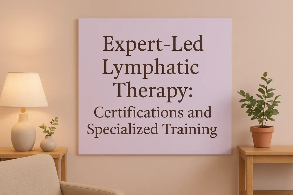 Expert-Led Lymphatic Therapy: Certifications and Specialized Training