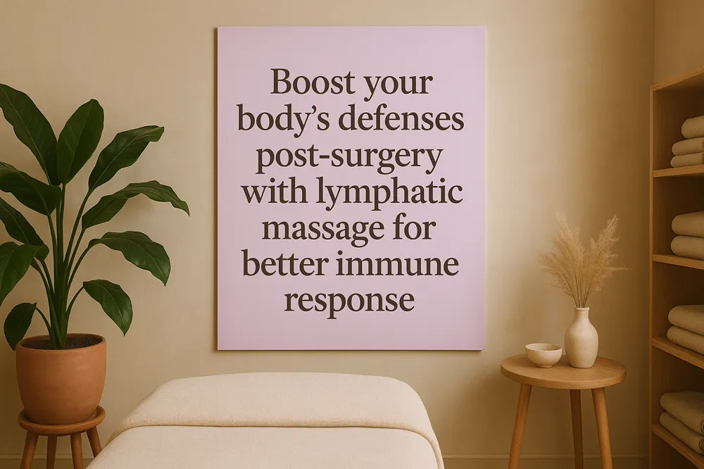 Boost your body's defenses post-surgery with lymphatic massage for better immune response.