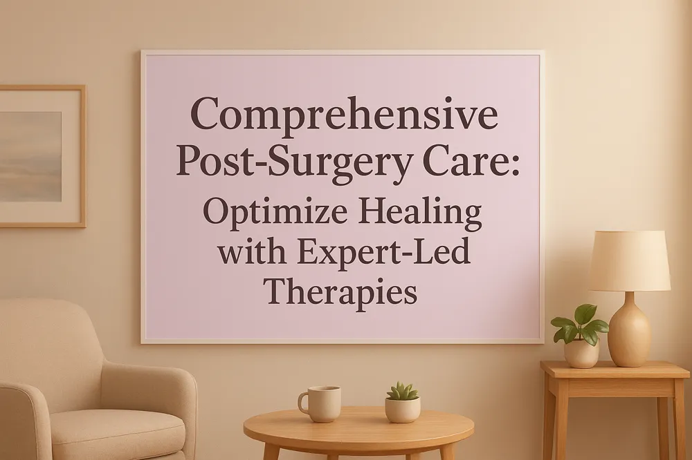 Comprehensive Post-Surgery Care: Optimize Healing with Expert-Led Therapies