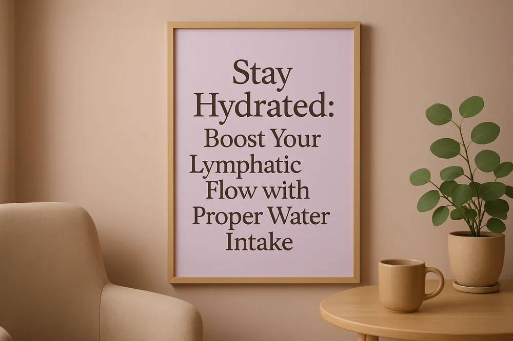 Stay Hydrated: Boost Your Lymphatic Flow with Proper Water Intake