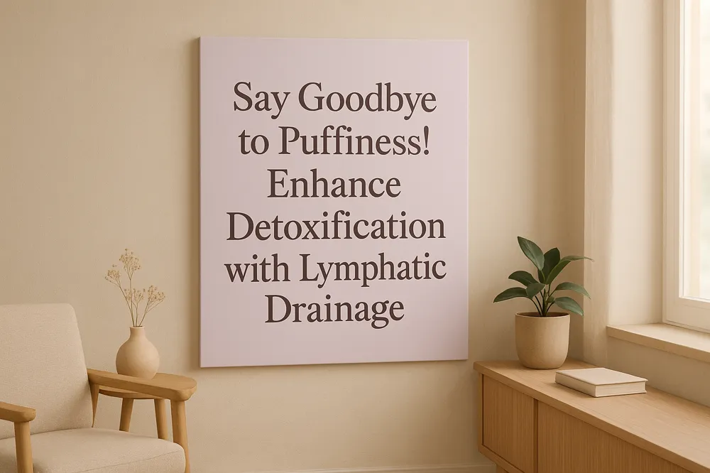 Say Goodbye to Puffiness! Enhance Detoxification with Lymphatic Drainage