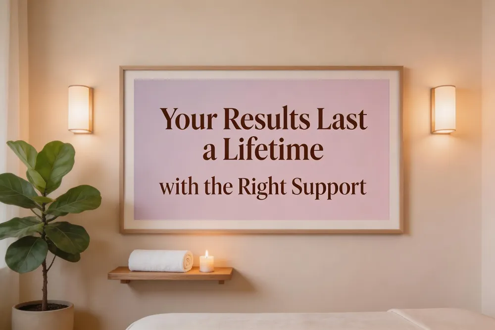 Your Results Last a Lifetime with the Right Support