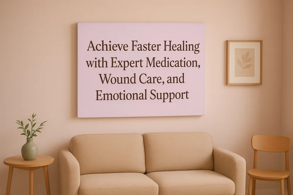 Achieve Faster Healing with Expert Medication, Wound Care, and Emotional Support