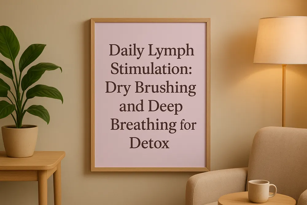Daily Lymph Stimulation: Dry Brushing and Deep Breathing for Detox
