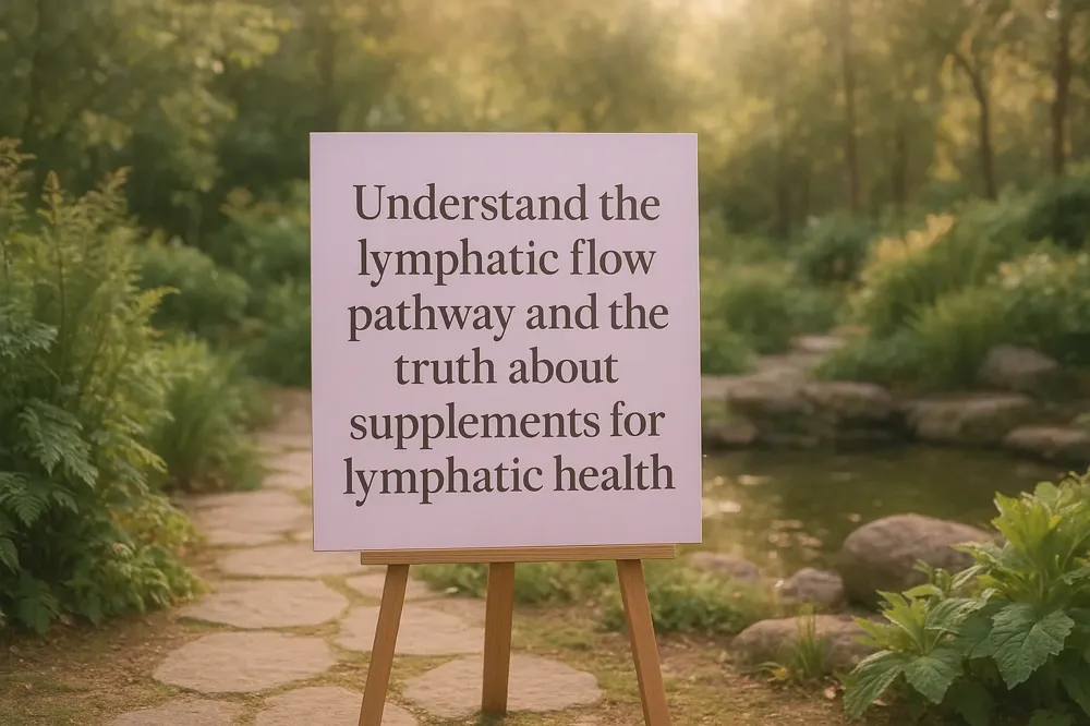Understand the lymphatic flow pathway and the truth about supplements for lymphatic health.