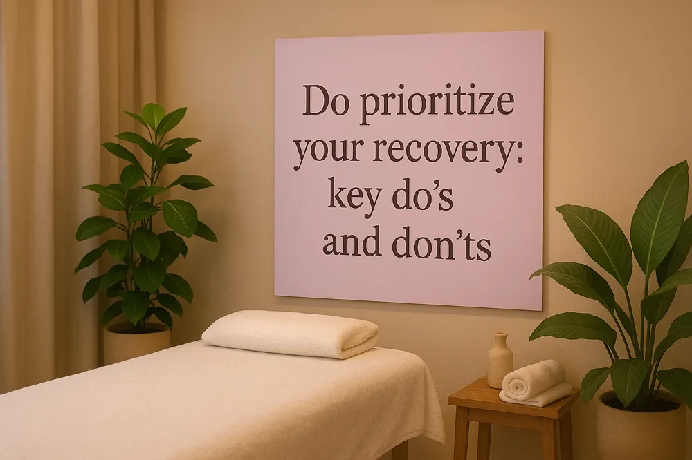 Do prioritize your recovery: key do's and don'ts