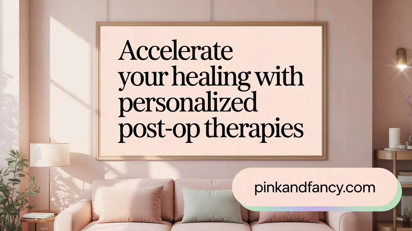Accelerate Your Healing with Personalized Post-Op Therapies