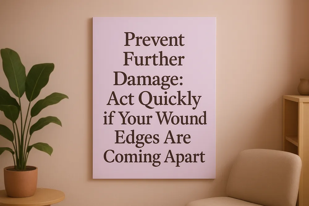 Prevent Further Damage: Act Quickly if Your Wound Edges Are Coming Apart