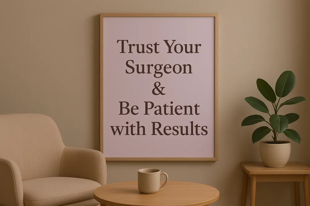 Trust Your Surgeon &amp; Be Patient with Results