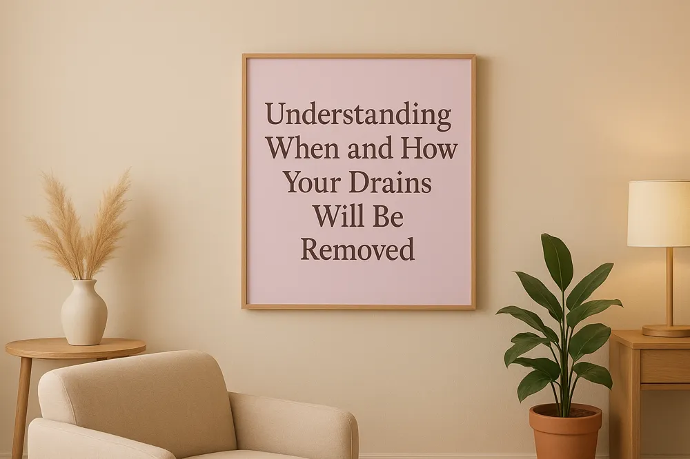 Understanding When and How Your Drains Will Be Removed