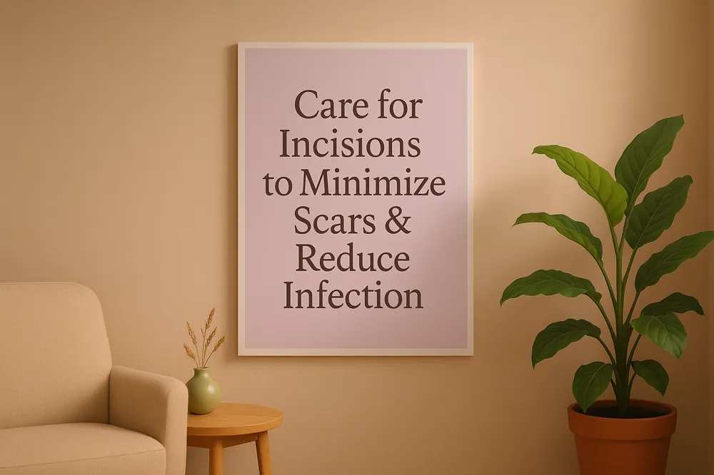 Care for Incisions to Minimize Scars &amp; Reduce Infection