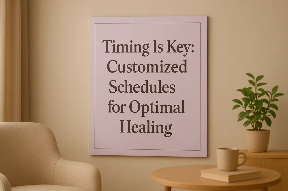 Timing Is Key: Customized Schedules for Optimal Healing