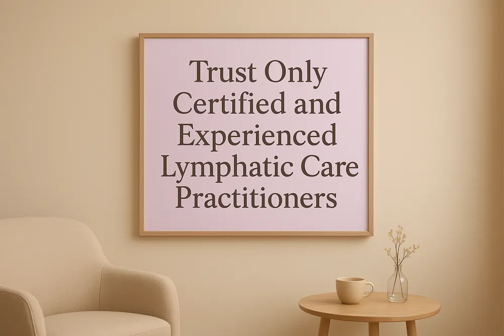 Trust Only Certified and Experienced Lymphatic Care Practitioners