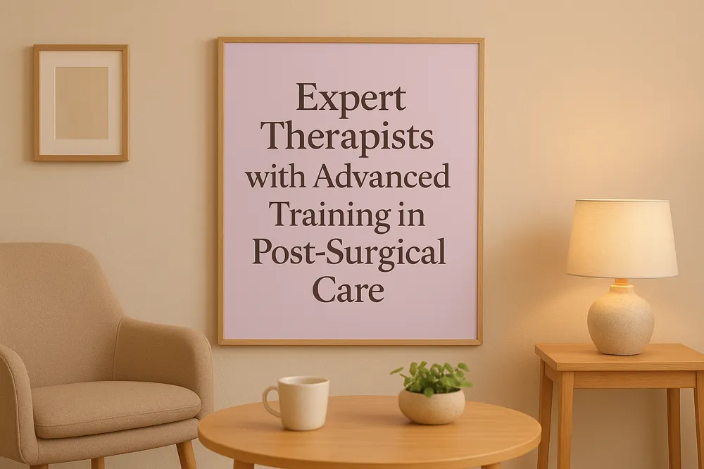 Expert Therapists with Advanced Training in Post-Surgical Care