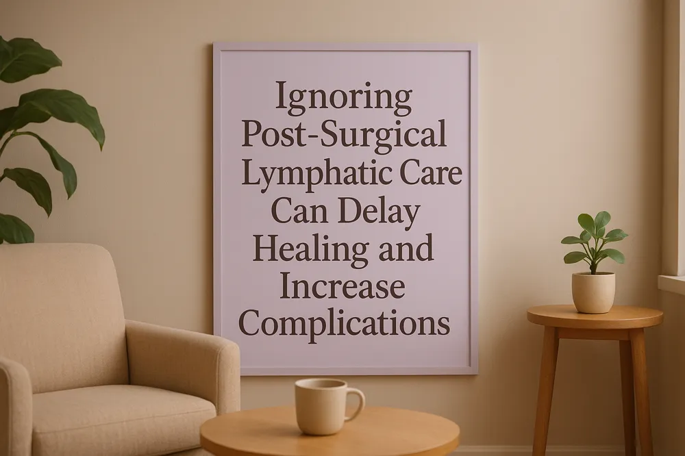 Ignoring Post-Surgical Lymphatic Care Can Delay Healing and Increase Complications