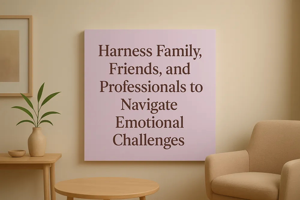Harness Family, Friends, and Professionals to Navigate Emotional Challenges