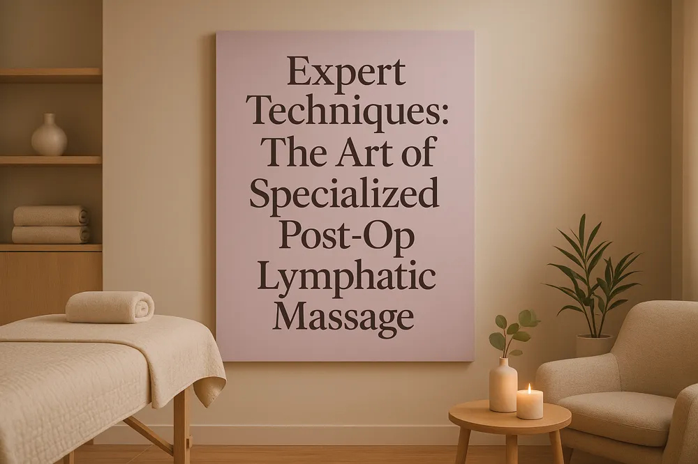 Expert Techniques: The Art of Specialized Post-Op Lymphatic Massage