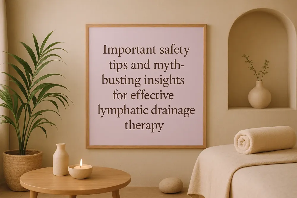 Important safety tips and myth-busting insights for effective lymphatic drainage therapy.