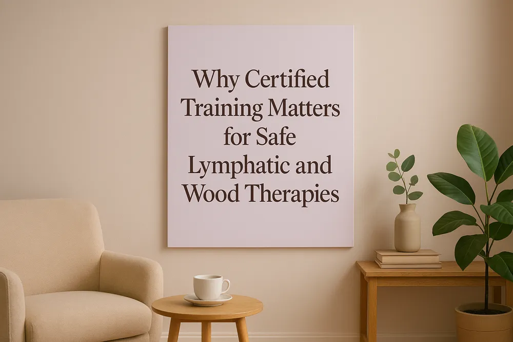 Why Certified Training Matters for Safe Lymphatic and Wood Therapies