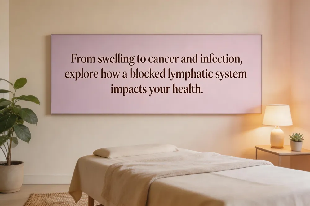 From swelling to cancer and infection, explore how a blocked lymphatic system impacts your health.