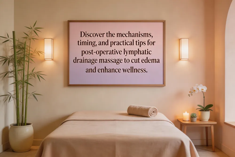 Discover the mechanisms, timing, and practical tips for post‑operative lymphatic drainage massage to cut edema and enhance wellness.