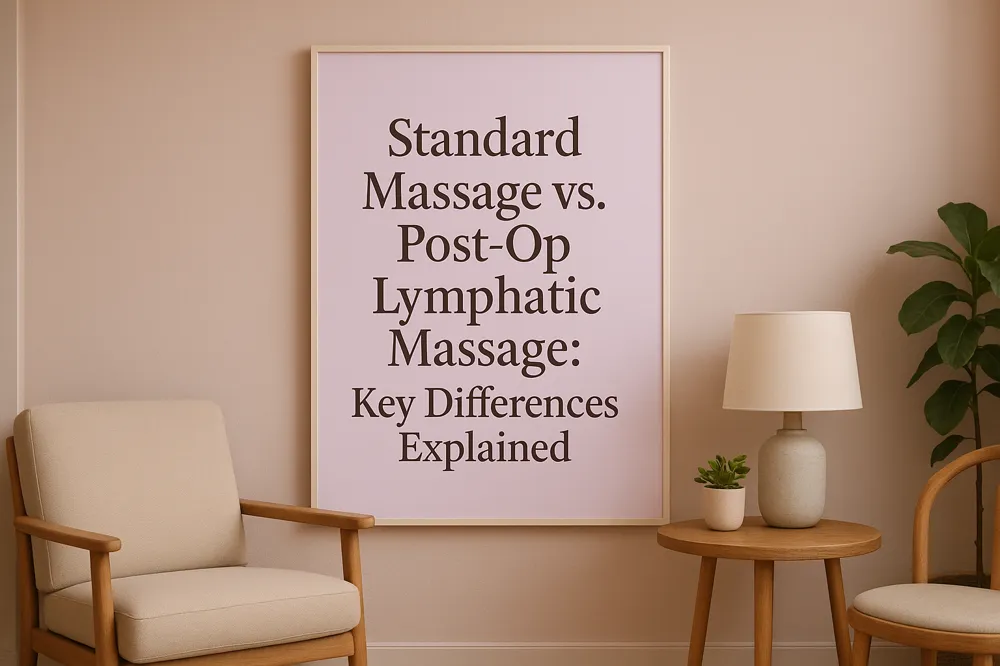 Standard Massage vs. Post-Op Lymphatic Massage: Key Differences Explained