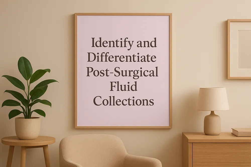 Identify and Differentiate Post-Surgical Fluid Collections