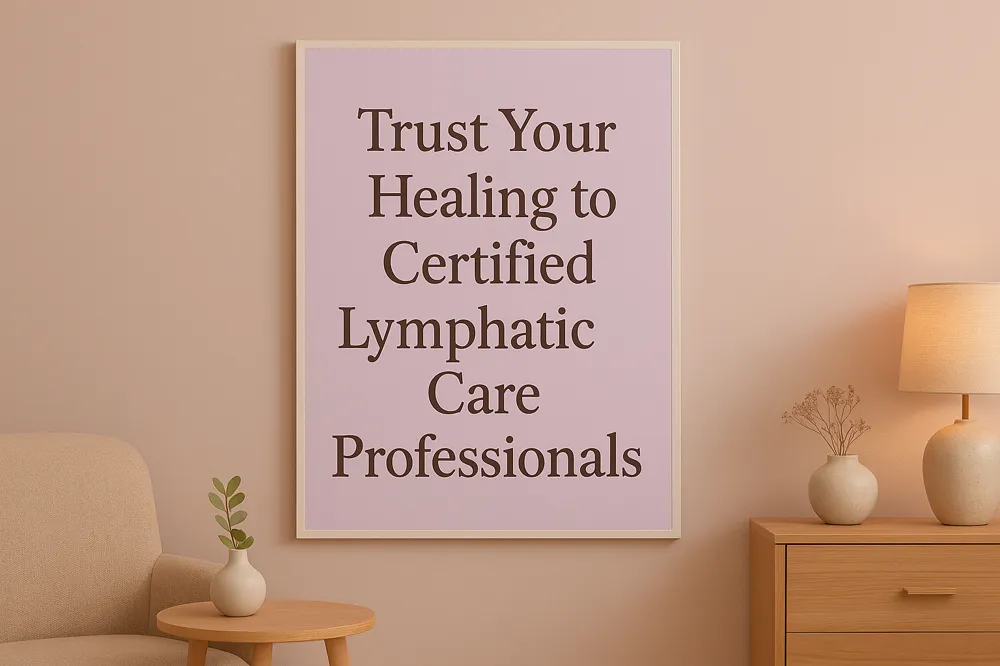 Trust Your Healing to Certified Lymphatic Care Professionals