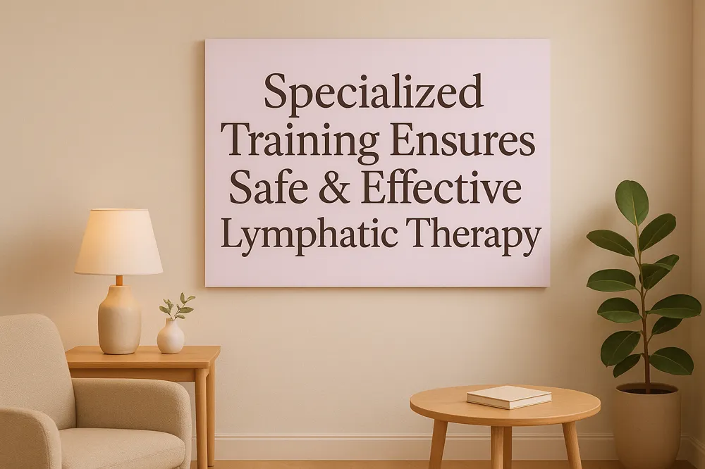 Specialized Training Ensures Safe &amp; Effective Lymphatic Therapy