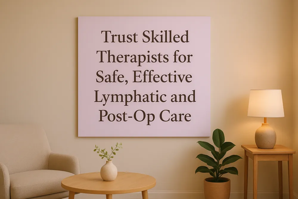 Trust Skilled Therapists for Safe, Effective Lymphatic and Post-Op Care