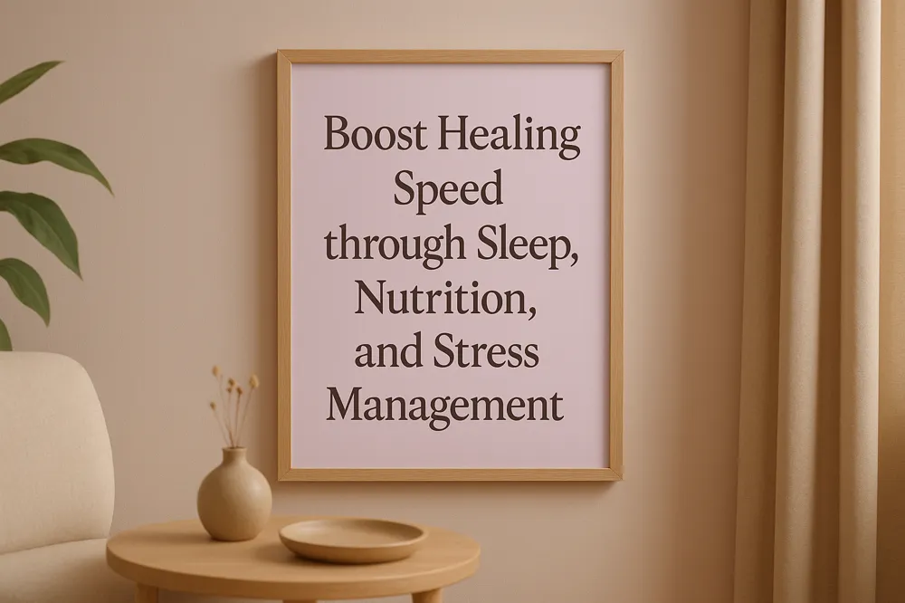 Boost Healing Speed through Sleep, Nutrition, and Stress Management