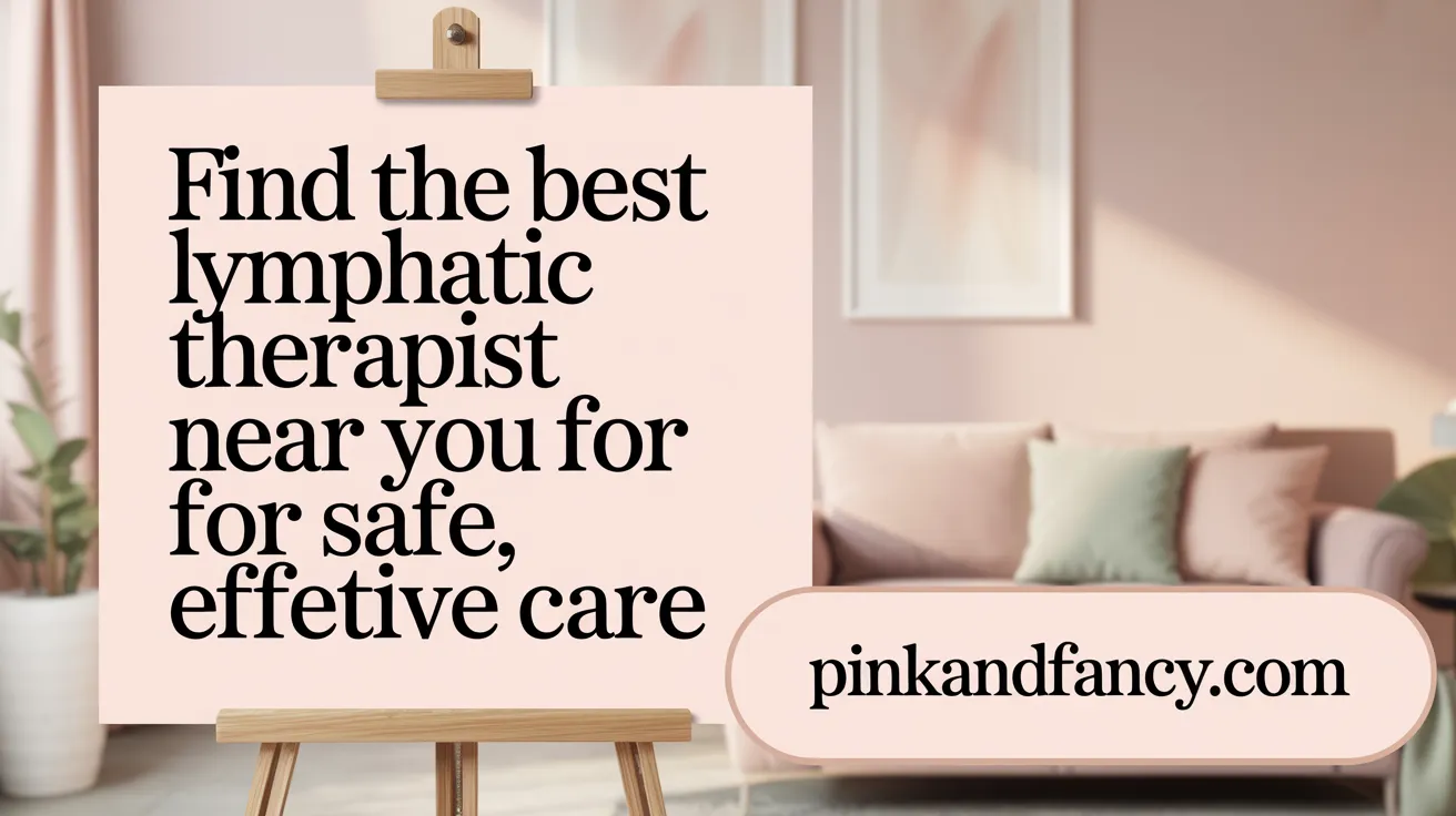 Find the Best Lymphatic Therapist Near You for Safe, Effective Care