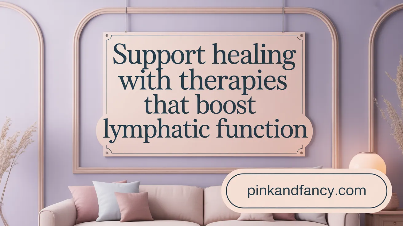 Support Healing with Therapies that Boost Lymphatic Function