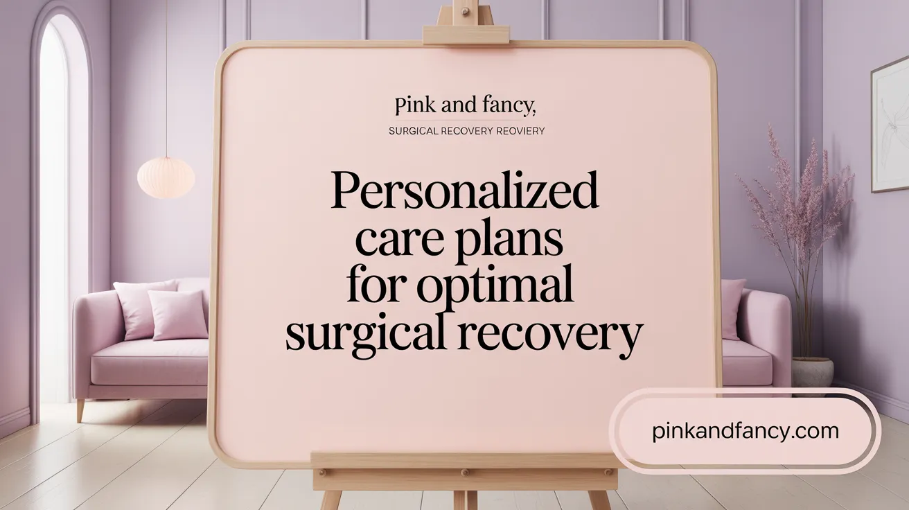 Personalized Care Plans for Optimal Surgical Recovery