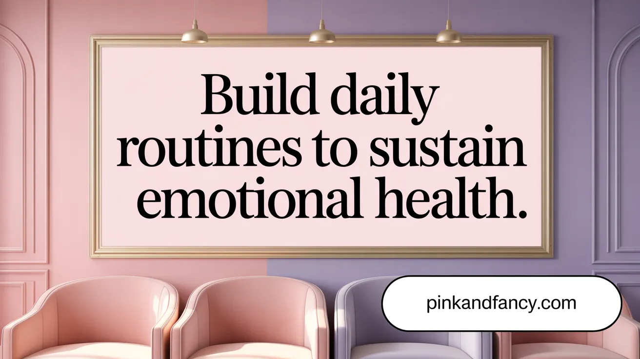 Build Daily Routines to Sustain Emotional Health