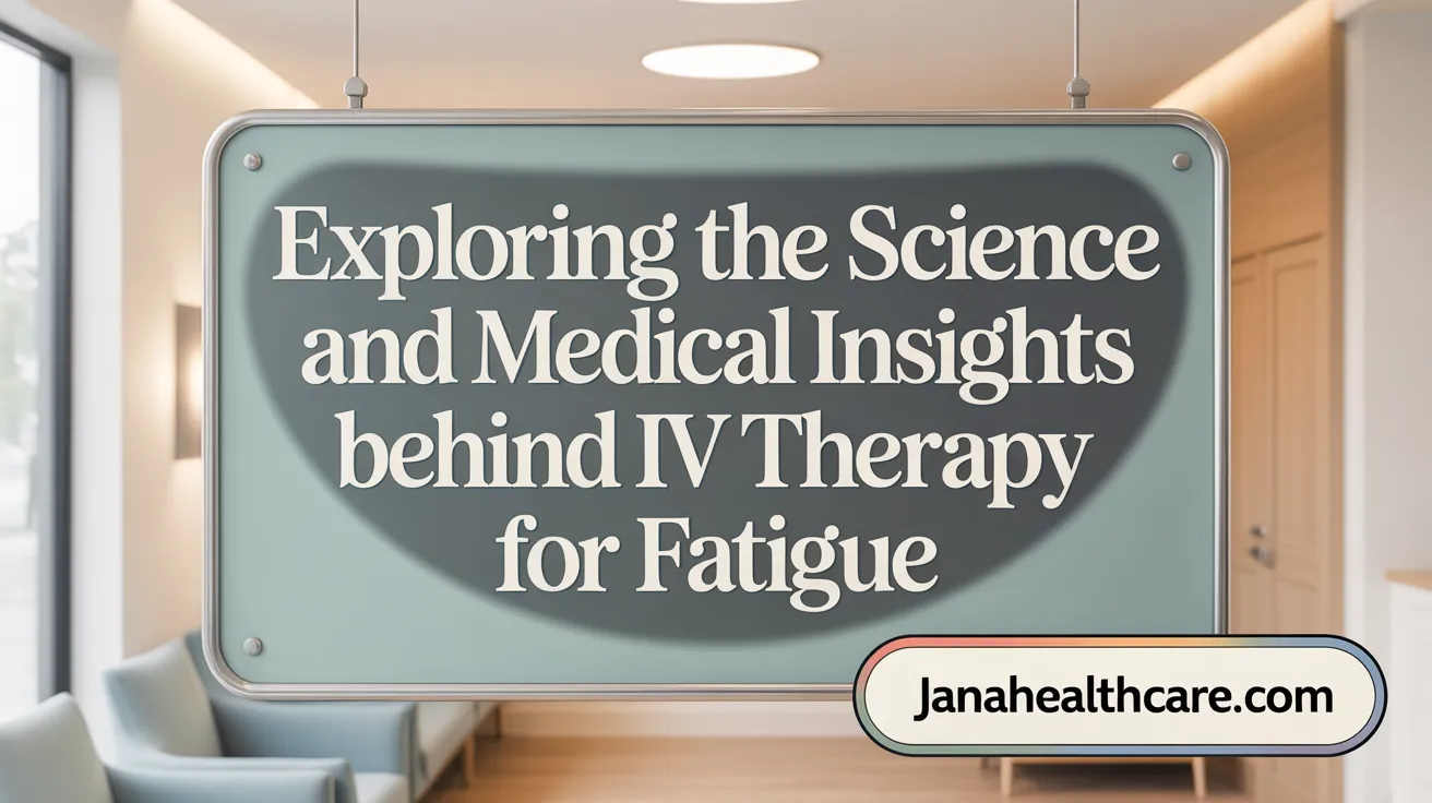 Exploring the Science and Medical Insights Behind IV Therapy for Fatigue