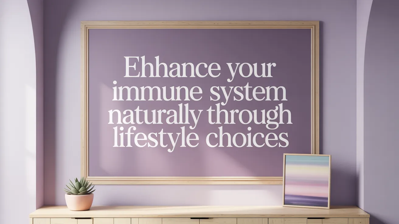 Enhance Your Immune System Naturally Through Lifestyle Choices