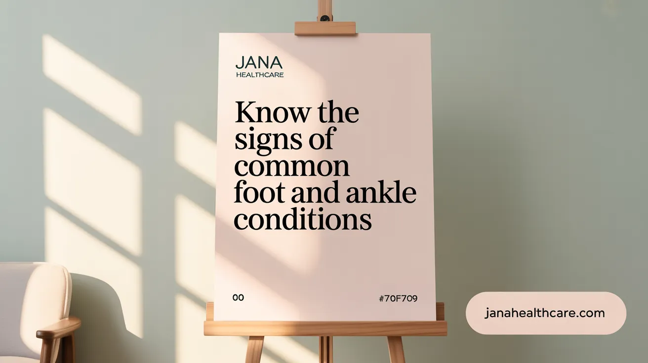 Know the Signs of Common Foot and Ankle Conditions
