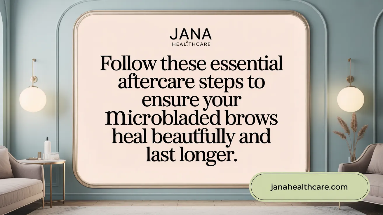 Follow these essential aftercare steps to ensure your microbladed brows heal beautifully and last longer.